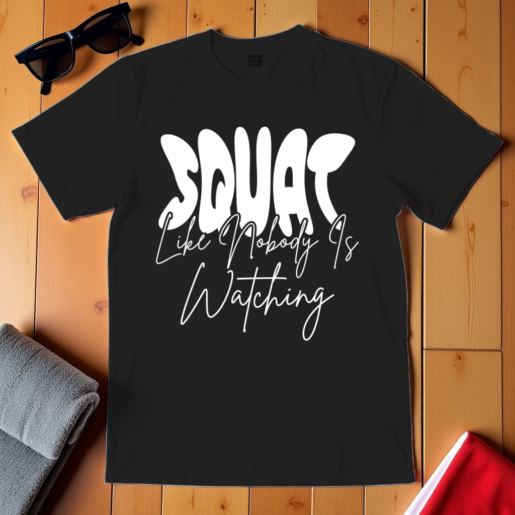 Squat Like Nobody Is Watching T-Shirt