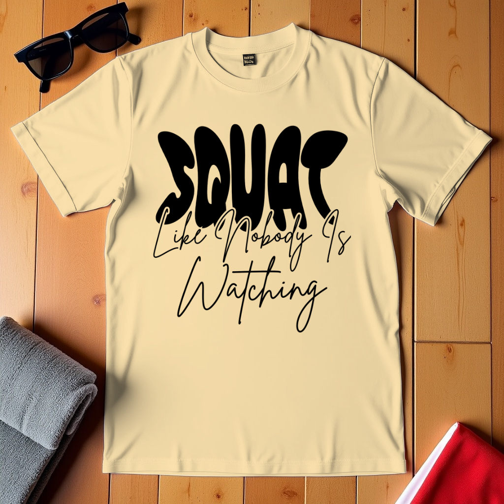 Squat Like Nobody Is Watching T-Shirt