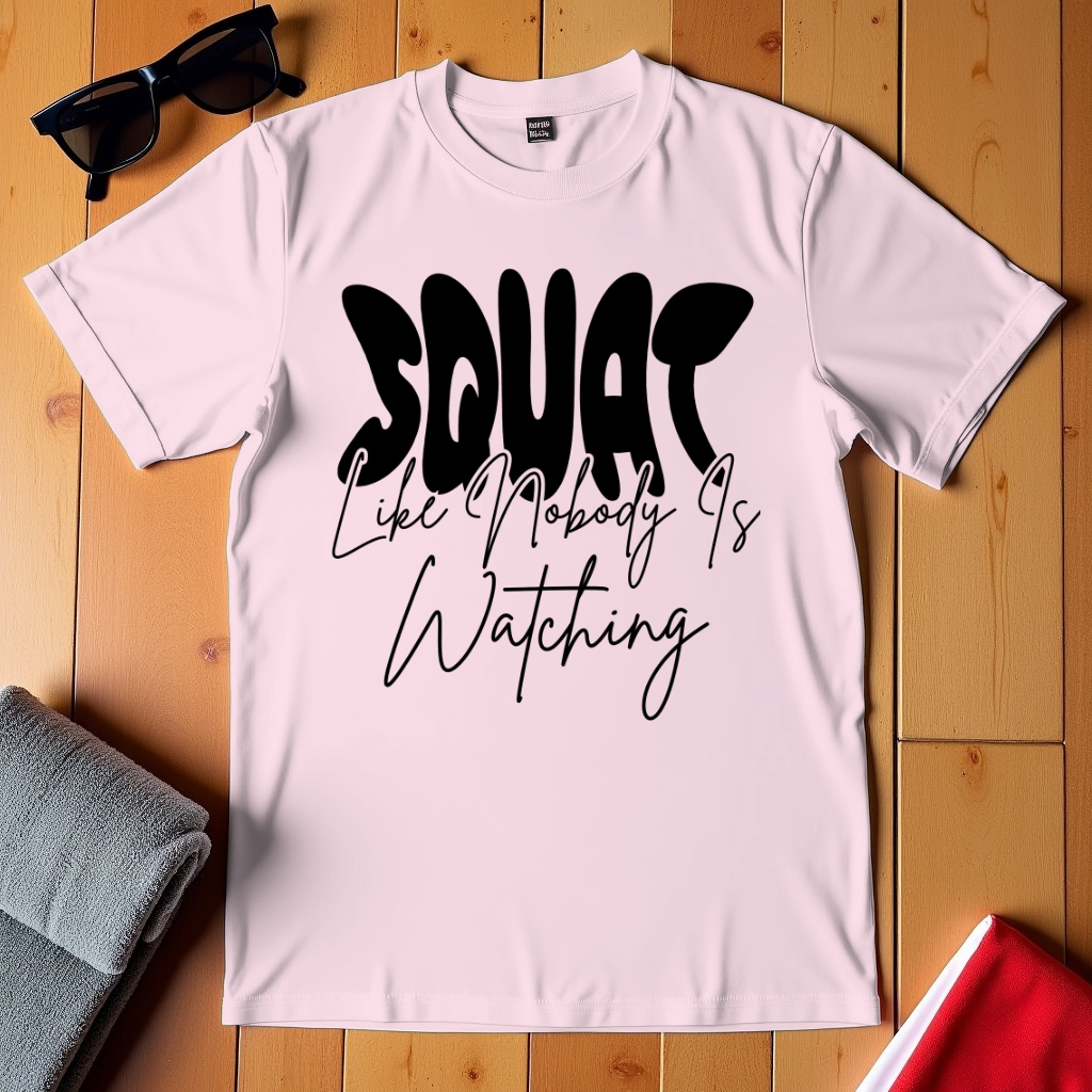 Squat Like Nobody Is Watching T-Shirt