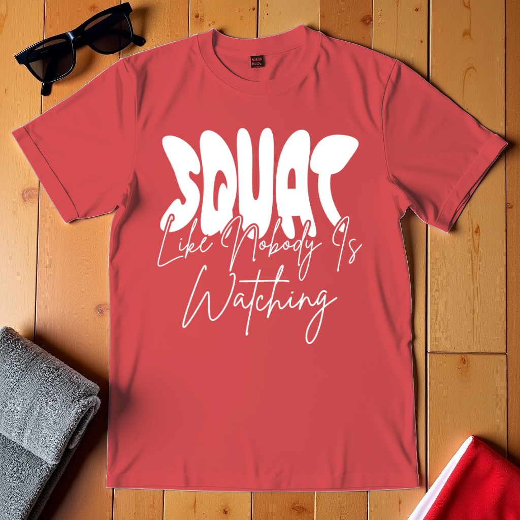 Squat Like Nobody Is Watching T-Shirt