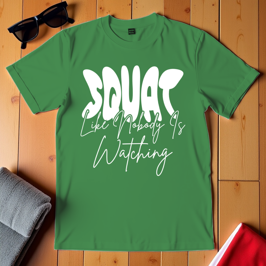 Squat Like Nobody Is Watching T-Shirt