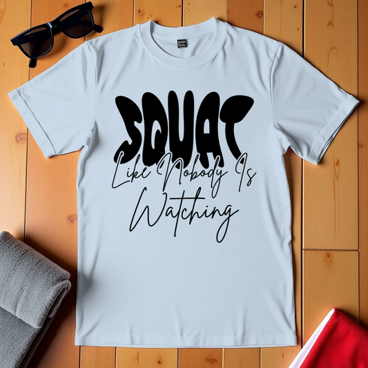 Squat Like Nobody Is Watching T-Shirt